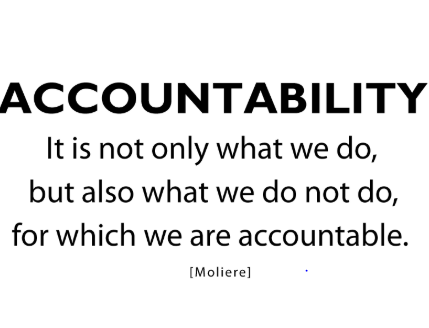 Accountability quote